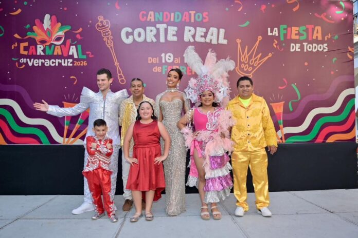 Estos son los candidatos a la Corte Real del Carnaval de Veracruz 2026