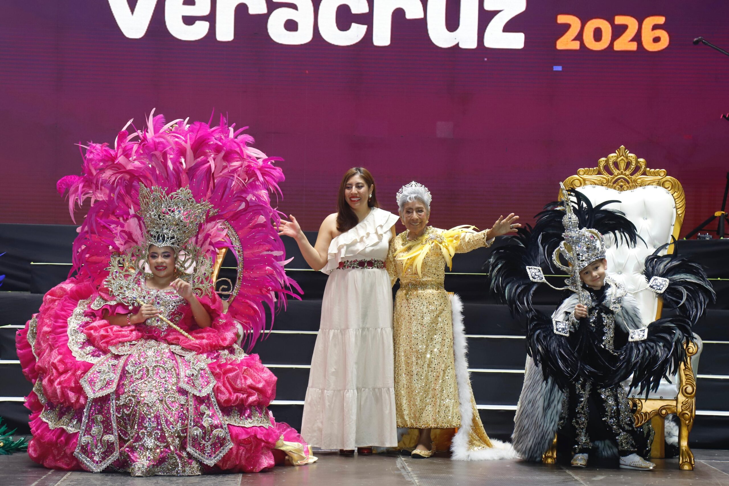 Maryelli I y Gael I, Reyes Infantiles del Carnaval de Veracruz 2026